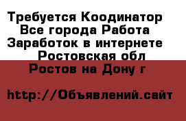 Требуется Коодинатор - Все города Работа » Заработок в интернете   . Ростовская обл.,Ростов-на-Дону г.